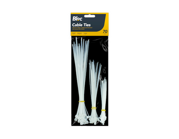 Reusable Cable Zip Ties Heavy Duty Twist Cord wire Organizer 70pcs 9, 14, 19cm - ZYBUX